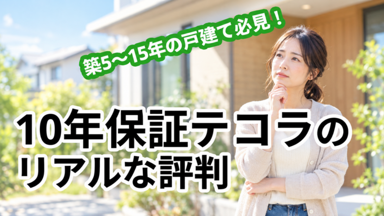 テコラのシロアリ予防の口コミ・評判は？10年保証や定額料金のメリット・注意点を徹底解説